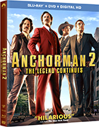 Anchor Man 2: The Legend Continues Blu-ray